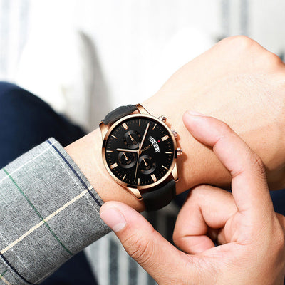 Cross Border Hot-selling Mens Classic Business Quartz Watches