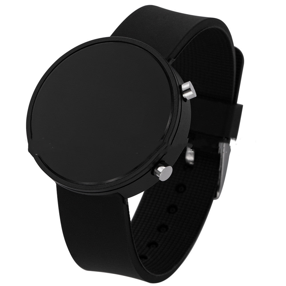 Simple Color Silicone Strap Led Screen Display Electronic Watch