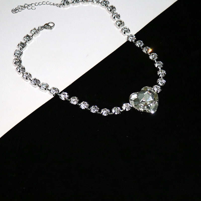 Women's Luxury Rhinestone Love Necklace